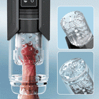 King -Powerful Suction 360° Deep Tight Wrapping Easy to Clean Masturbator