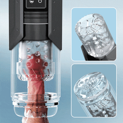 King -Powerful Suction 360° Deep Tight Wrapping Easy to Clean Masturbator