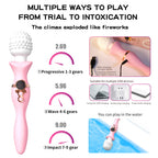 Night Sakura Double-Head Vibrating AV Stick – Multi-Frequency Soft & Silent Female Massager