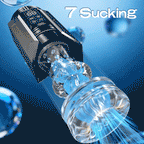 King -Powerful Suction 360° Deep Tight Wrapping Easy to Clean Masturbator