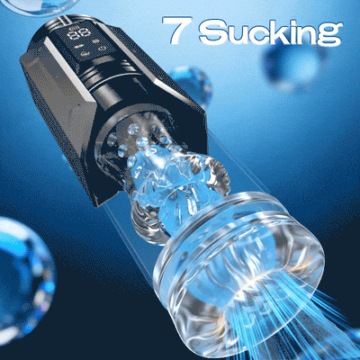 King -Powerful Suction 360° Deep Tight Wrapping Easy to Clean Masturbator
