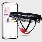 Wearable Vibrating Underwear for Women, App & Remote Control, G-Spot & Clitoral Massager for Couples
