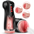 Daphne - 3 Sleeves Pocket Pussy Penis Pump with 9 Sucking & 9 Vibrating Male Stroker