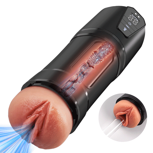 Challenger - 5 Suction 10 Vibration Male Masturbation Multi-Speed Adjustable Realistic TPE Sleeve IPX7 Waterproof Stroker