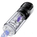 Vortex - 7 Suction 7 Rotation Stroker – 3D Real Feel Waterproof Hot & Cold Spa Suction Vacuum Pumps Masturbator