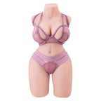 Adult solid doll, full silicone real doll, half body inverted model, men's sex toy