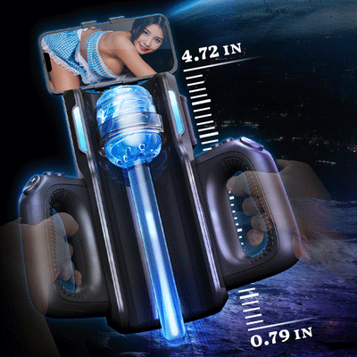 Leten - Interactive Transparent Stroker 10 Thrusting, 4,72 in Deep Stroke & Realistic Moaning Voice Stroker
