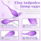 APP tadpole jumping egg vibrating female G-spot orgasm adult sex toy