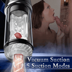 Newvibe 5 Rotating 5 Sucking 7 Vibrating Masturbator & Training 2 IN 1 Adult Toys