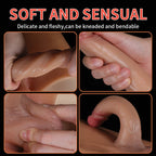 Strap-On Realistic Dildo – Solid Wearable Lesbian Couples Pleasure Toy