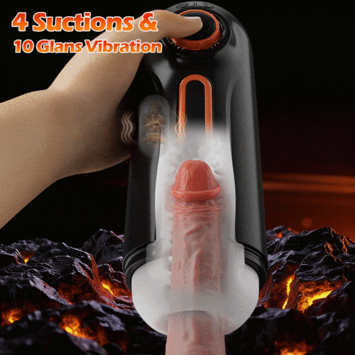 Alien - 6-in-1 Thrusting & Vibrating Blow Job Masturbator Cup with 4 Suction Modes