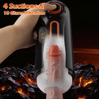 Alien - 6-in-1 Thrusting & Vibrating Blow Job Masturbator Cup with 4 Suction Modes