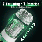 Heaven - 5 in 1 Male Masturbator 7 Thrusting Rotation Suction Vibration & Licking Intelligent Control Stroker