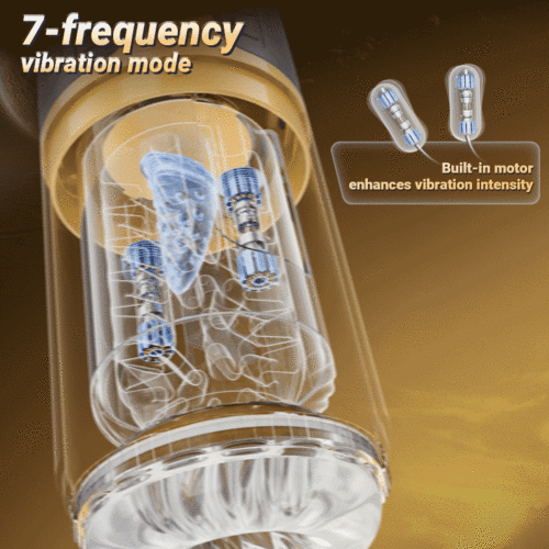【Upgraded】 Male Electric Masturbator – 7 Telescopic, Rotating & Vibrating Modes with Dual Motors & LCD Display