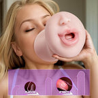Deep Throat Licking Male Masturbator – Vibrating Mouth Stroker with Tongue & Teeth Simulation