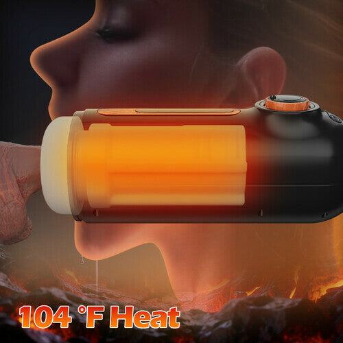 Alien - 6-in-1 Thrusting & Vibrating Blow Job Masturbator Cup with 4 Suction Modes