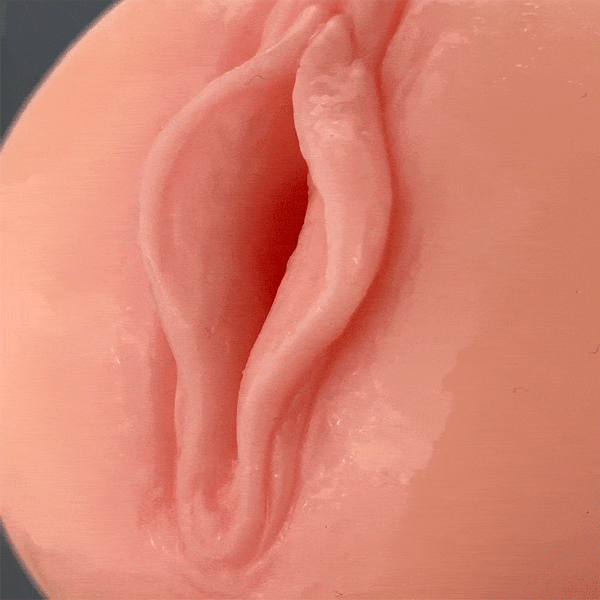 【Everted Fleshy Labia】ROKA - 5-in-1 Multifunctional Male Stroker with 5 Thrusting and Suction, 10 Vibration, and Transparent Removable Cover