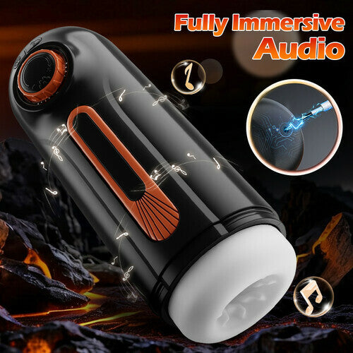 Alien - 6-in-1 Thrusting & Vibrating Blow Job Masturbator Cup with 4 Suction Modes