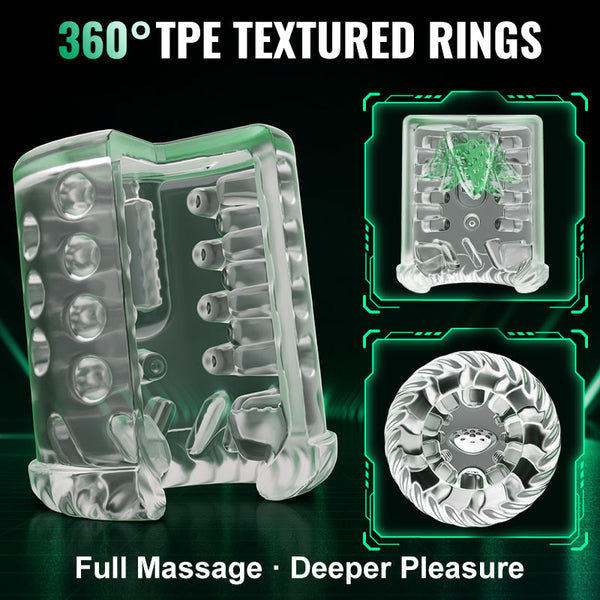 Heaven - 5 in 1 Male Masturbator 7 Thrusting Rotation Suction Vibration & Licking Intelligent Control Stroker