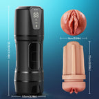 Challenger - 5 Suction 10 Vibration Male Masturbation Multi-Speed Adjustable Realistic TPE Sleeve IPX7 Waterproof Stroker