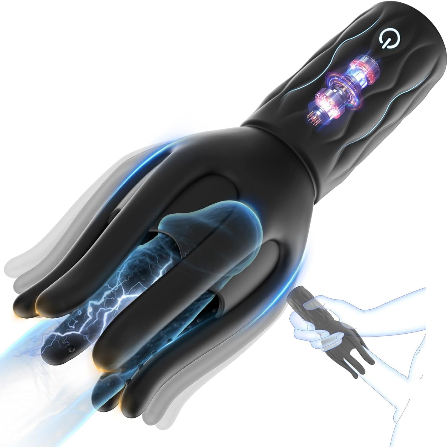 Octopus turtle head massager, male penis exercise device, vibrating masturbator, couple shared adult product