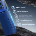 【Free Lube！】Bluesea 6 Bi-Directional Thrusting Rotation Masturbator With Suction Base