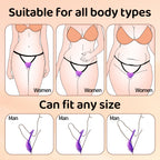 Purple Rose Women's Wearable Vibrating Bra with APP and Remote Control Function, G-Spot and Clitoral Massager, Suitable for Couples