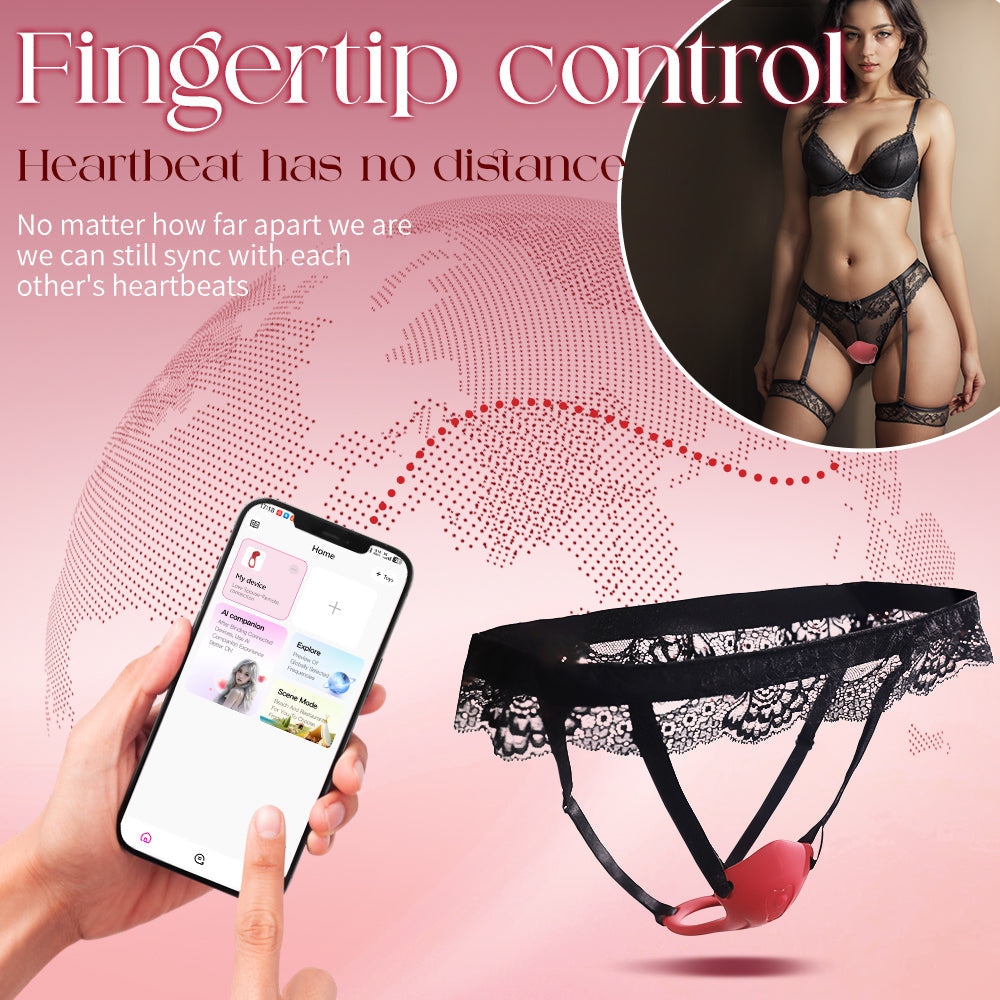 Wearable Vibrating Underwear for Women, App & Remote Control, G-Spot & Clitoral Massager for Couples