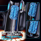 Leten - Interactive Transparent Stroker 10 Thrusting, 4,72 in Deep Stroke & Realistic Moaning Voice Stroker