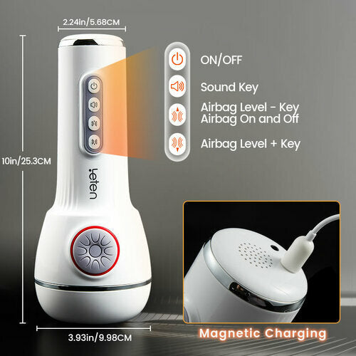 Leten - Squeezing Sucking Sex Toy Vegina Pocket Pussy Vibrating Penis Massager Male Masturbator