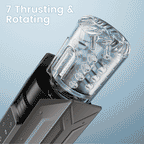 King -Powerful Suction 360° Deep Tight Wrapping Easy to Clean Masturbator