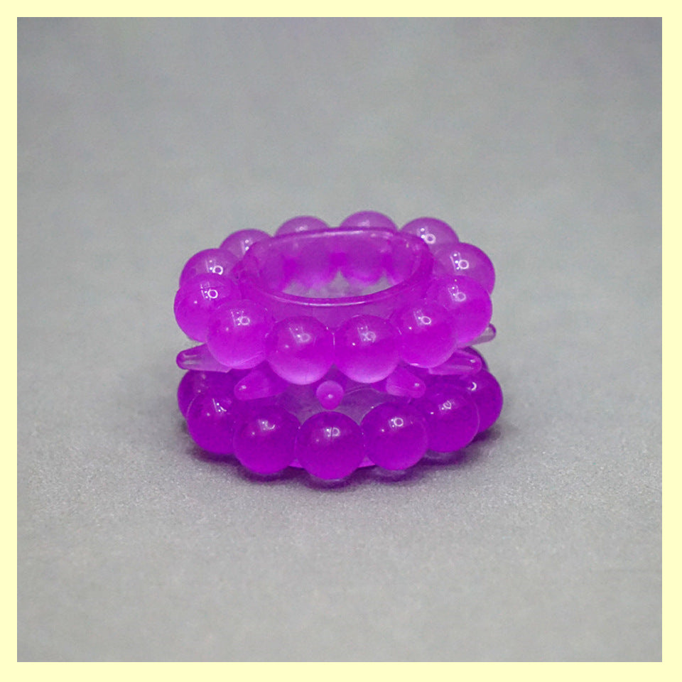 Men's Lock Essence Ring Sex Reusable Burr Wolf Teeth Set Invisible Sheep Eye Ring Condom Adult Products Couple