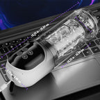 Vortex - 7 Suction 7 Rotation Stroker – 3D Real Feel Waterproof Hot & Cold Spa Suction Vacuum Pumps Masturbator