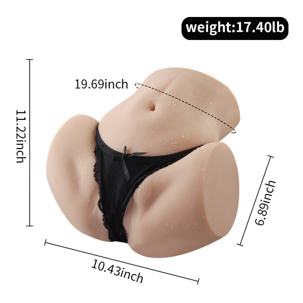 Ruby Big Butt Male Masturbator Yin Butt Inverted Half body Solid Doll Adult Sex Products