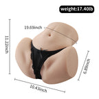 Ruby Big Butt Male Masturbator Yin Butt Inverted Half body Solid Doll Adult Sex Products